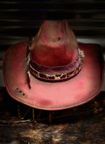 Pretty In Pink- Distressed Hat