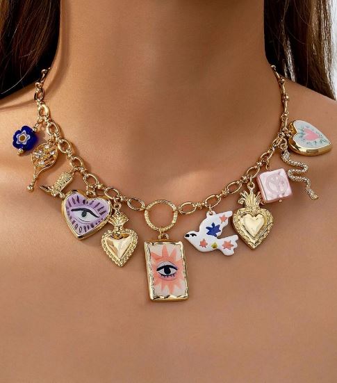 Dove Boot Charm Necklace