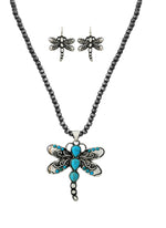Dragonfly Necklace Set