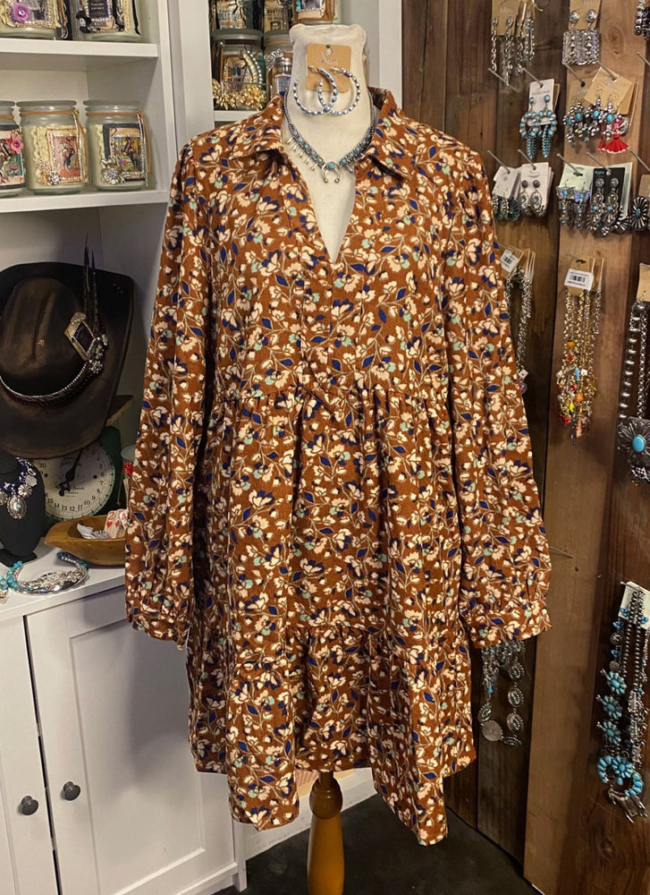 Corduroy Cowgirl Dress