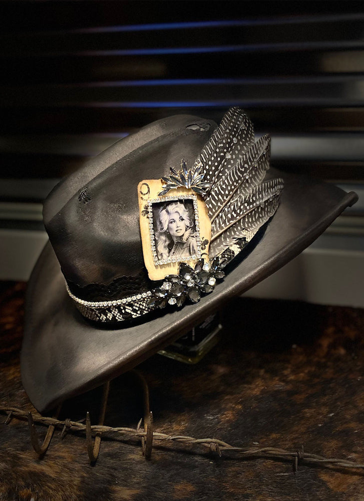 Dolly Is Royal- Distressed Hat