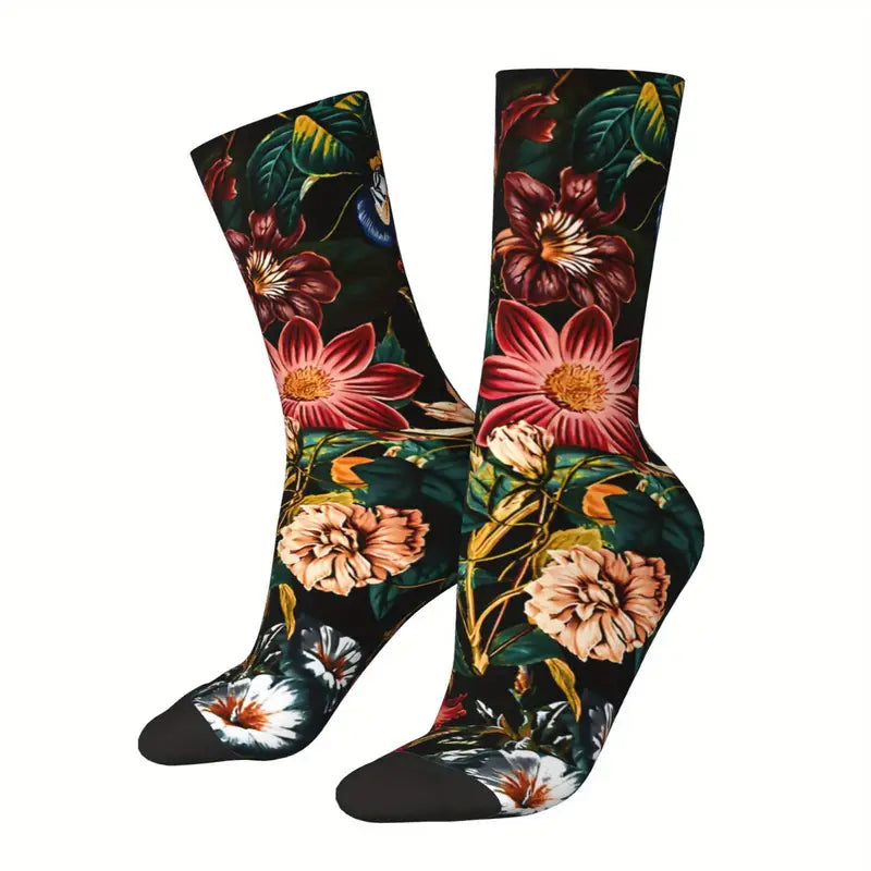 Vibrant Floral Socks