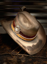 Dirt Is Cowgirl Glitter Distressed Hat