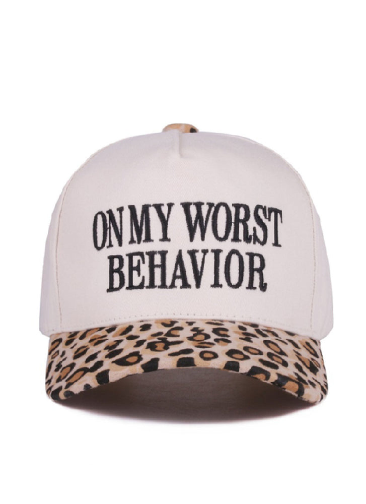 On My Worst Behavior Hat