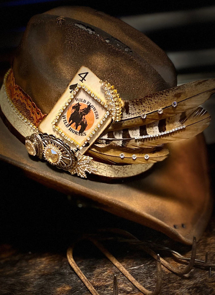 Wild Flowers Wild Horse- Hat