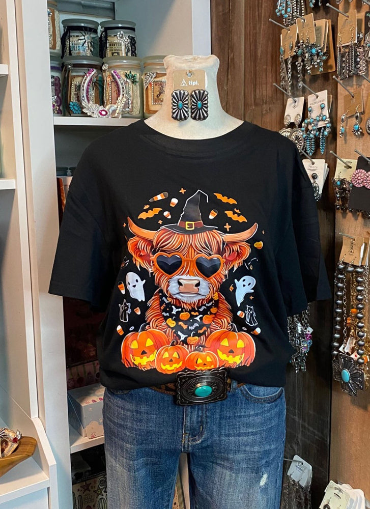 Halloween Highlander Cow T