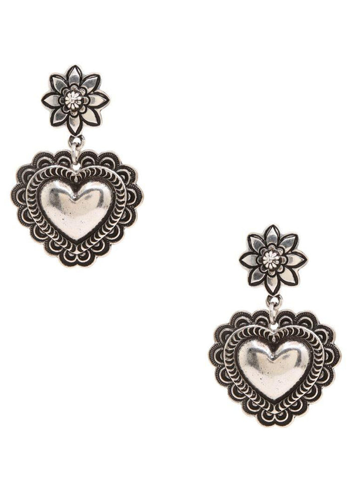 Heart Dangle Earrings