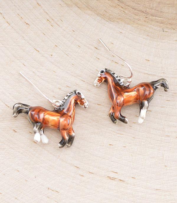 3D Horse Earrings