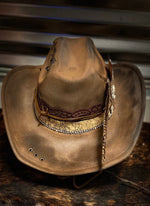 Tough Cowgirl -  Distressed Hat
