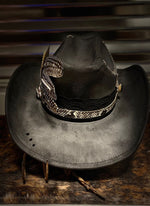 The Man In Black - Distressed Hat