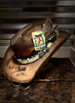 Classy Cowgirl Hat-  Distressed Hat