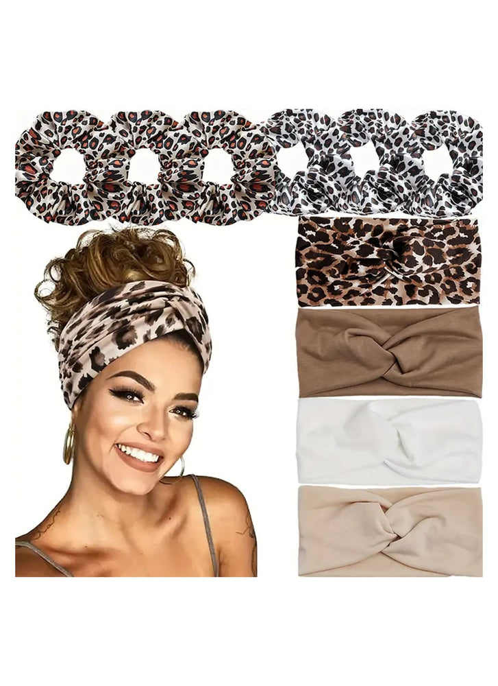 10pcs Leopard Hair Set