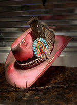 Vibrant Mary- Distressed Hat