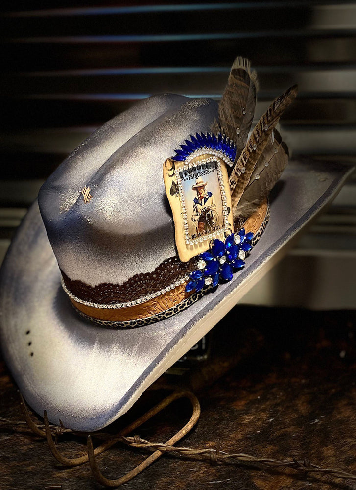 Be A Cowgirl- Distressed Hat