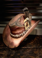 Vintage Cowgirl- Distressed Hat