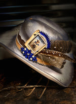 Be A Cowgirl- Distressed Hat