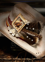 Vintage Cowgirl - Distressed Hat