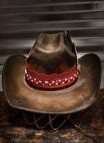 Be A Cowgirl - Distressed Hat