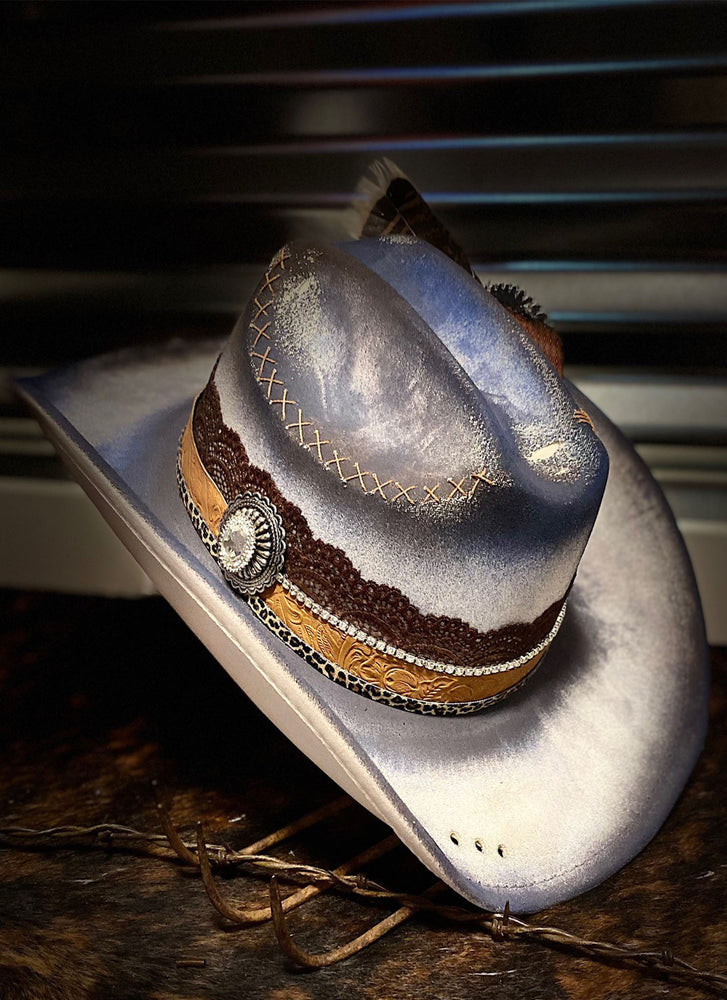 Be A Cowgirl- Distressed Hat