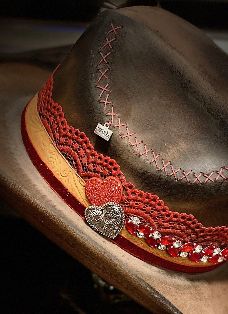 Be A Cowgirl - Distressed Hat
