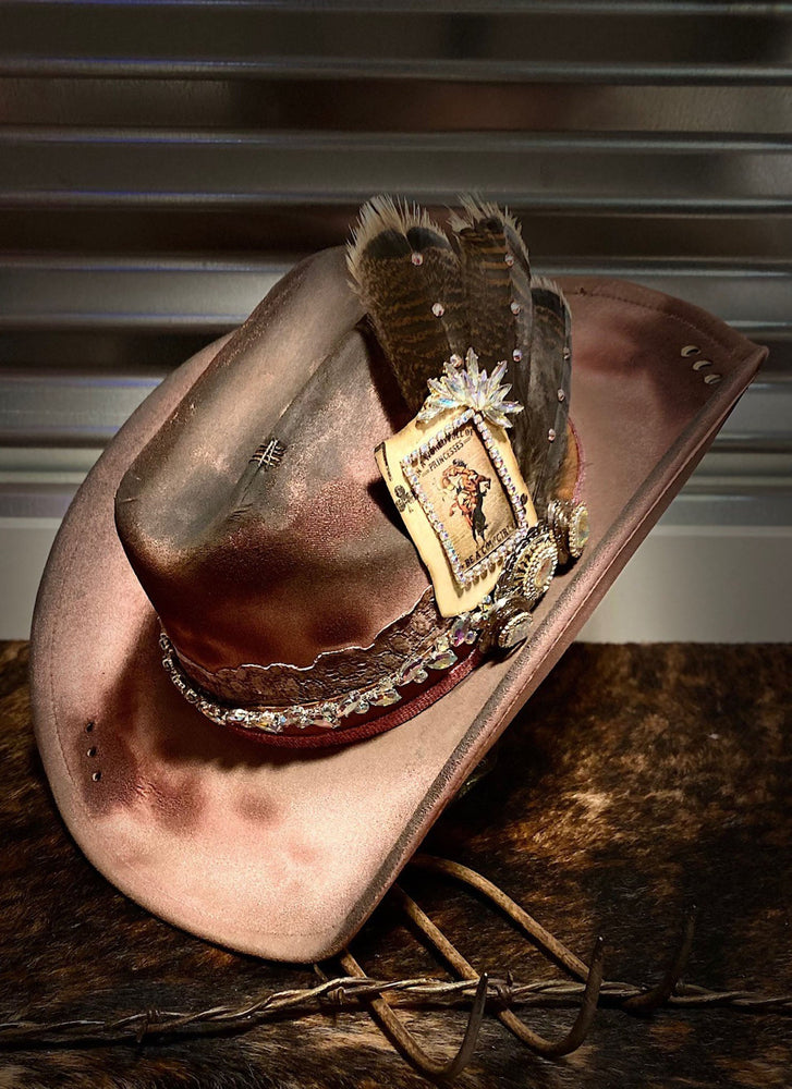 Be A Cowgirl- Distressed Hat