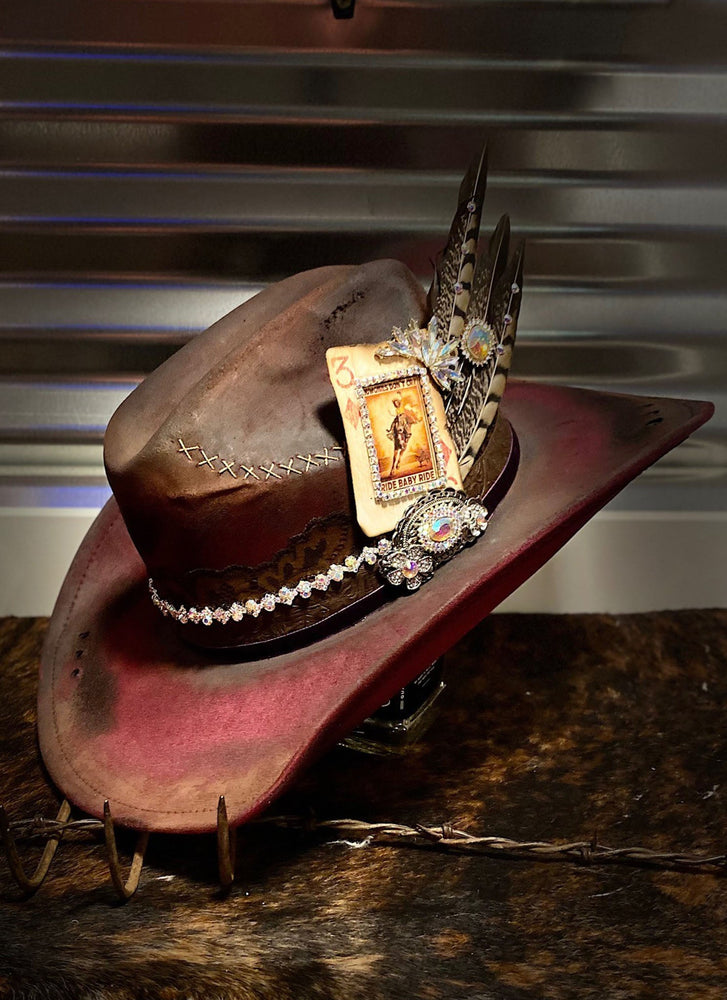 Ride Baby Ride - Distressed Hat
