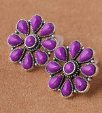 Purple Cowgirl Earrings
