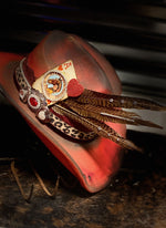 Be A Cowgirl- Distressed Hat