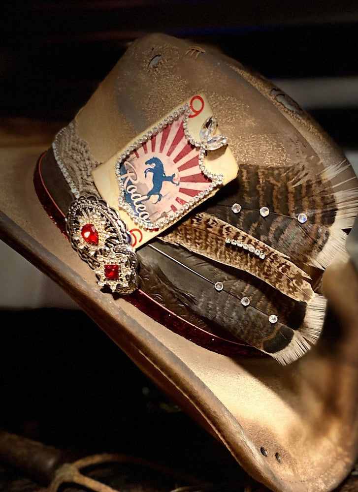 Rodeo Cowgirl - Distressed Hat – Elusive Cowgirl Boutique