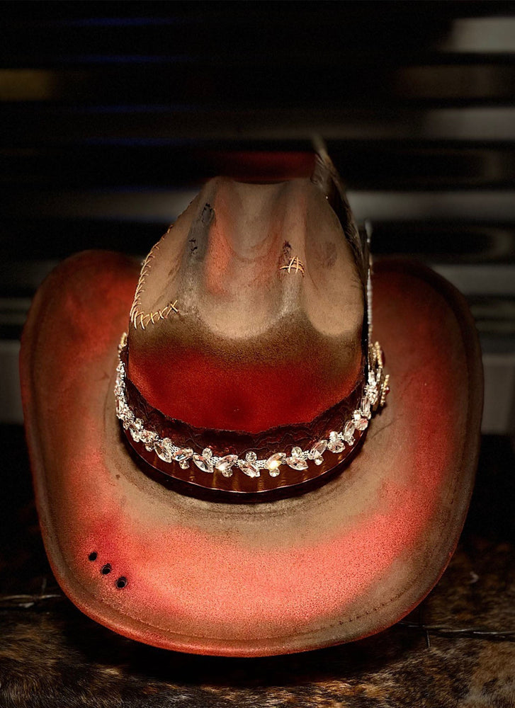 Be A Cowgirl- Distressed Hat