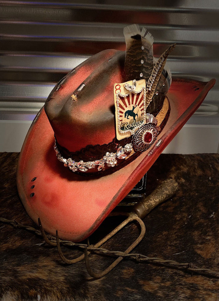 Rodeo Distressed Cowgirl Hat