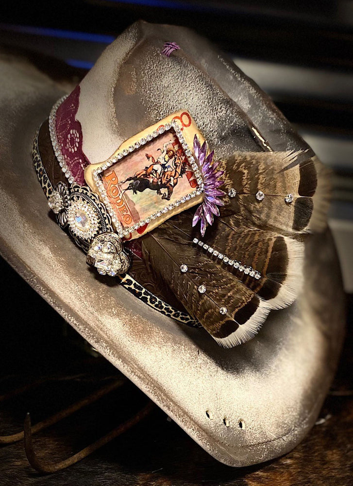 Distressed Texas Rodeo Hat