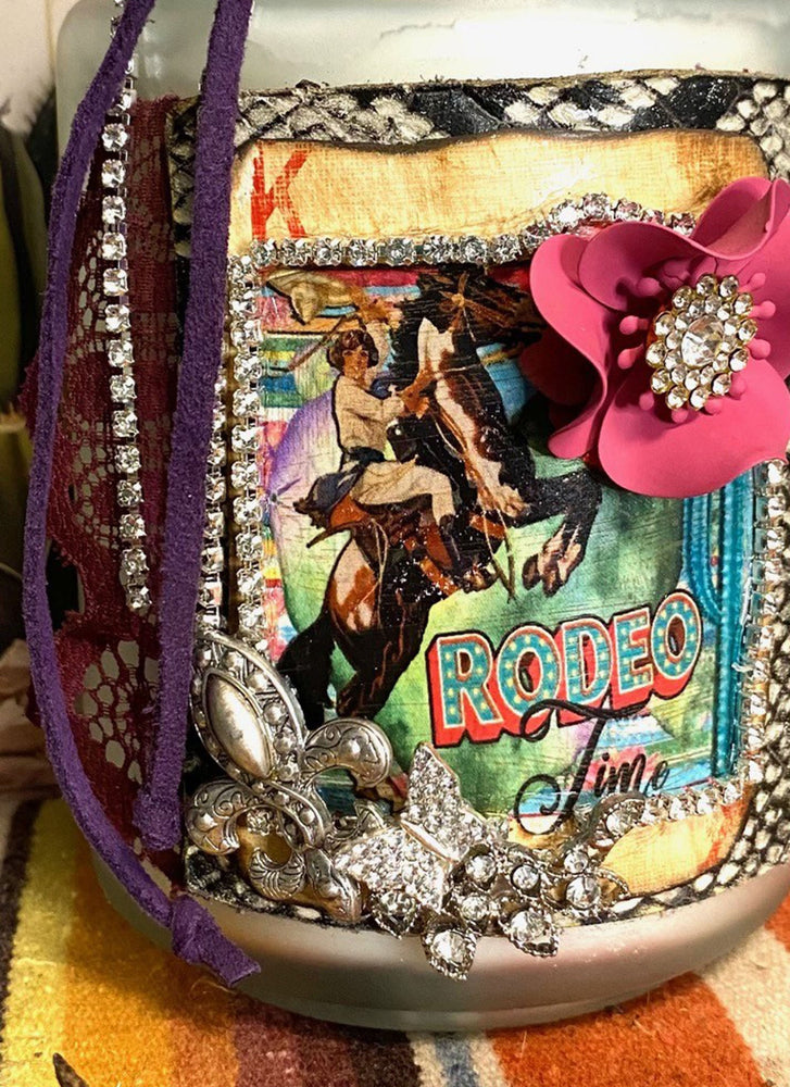 Rodeo Time Candle