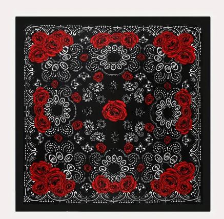 Paisley Rose Scarf