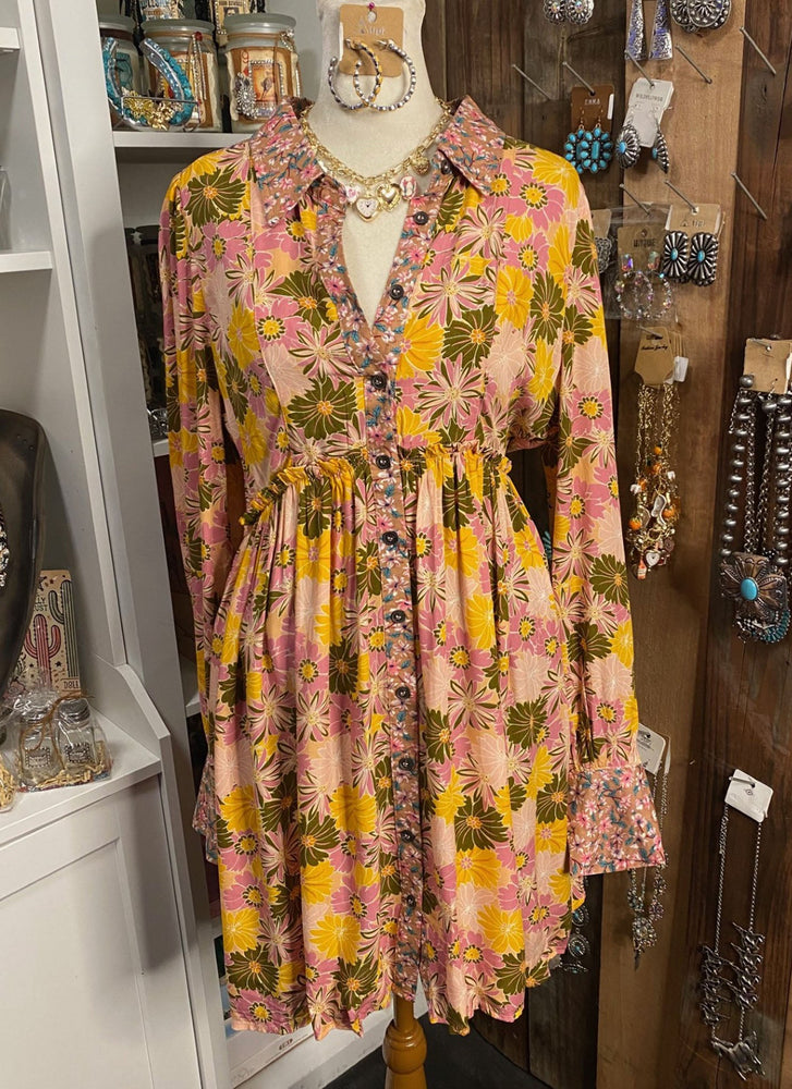 Western Floral Dress
