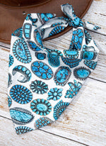 Western Jewelry Printed Scarf