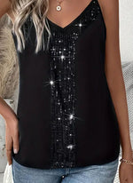 Sequin Spaghetti Strap Tank