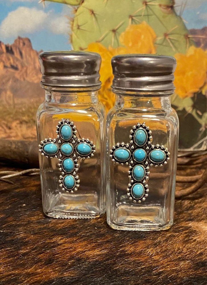 Cross Salt & Pepper Shakers