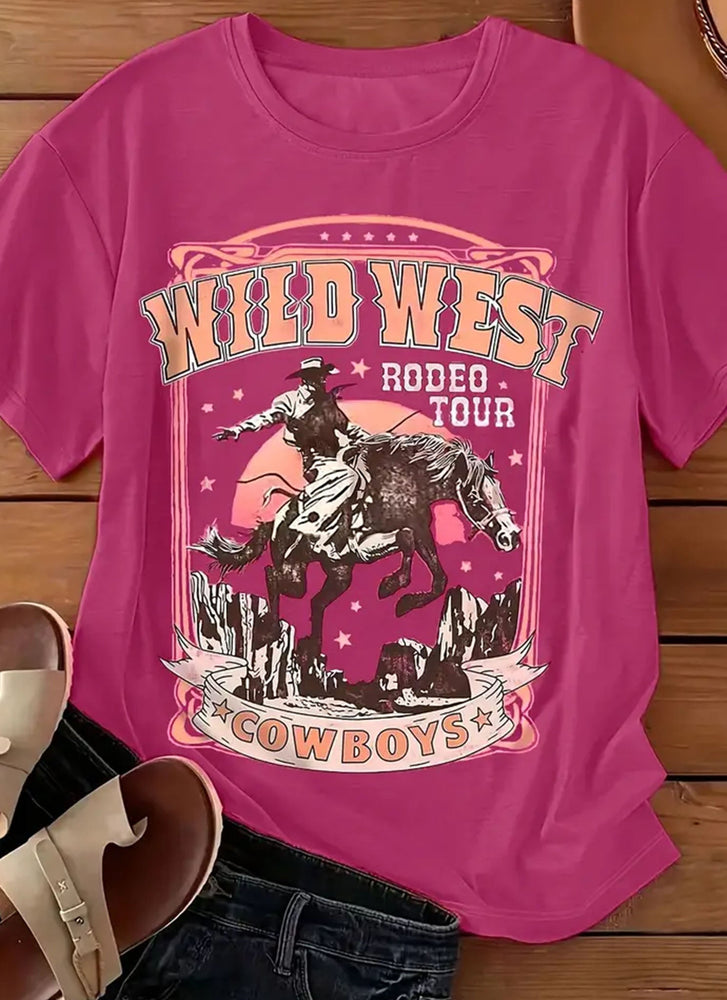 Wild West Cowgirl T Shirt