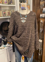 Distressed Cowgirl Knit