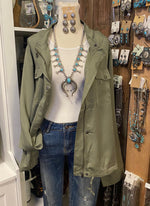 Olive Shirt Shacket