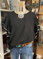 Flutter Sleeve Top