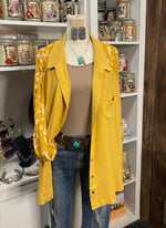 Fall Time Button Down Top