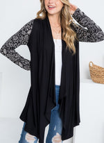 Cascading Paisley Cardigan