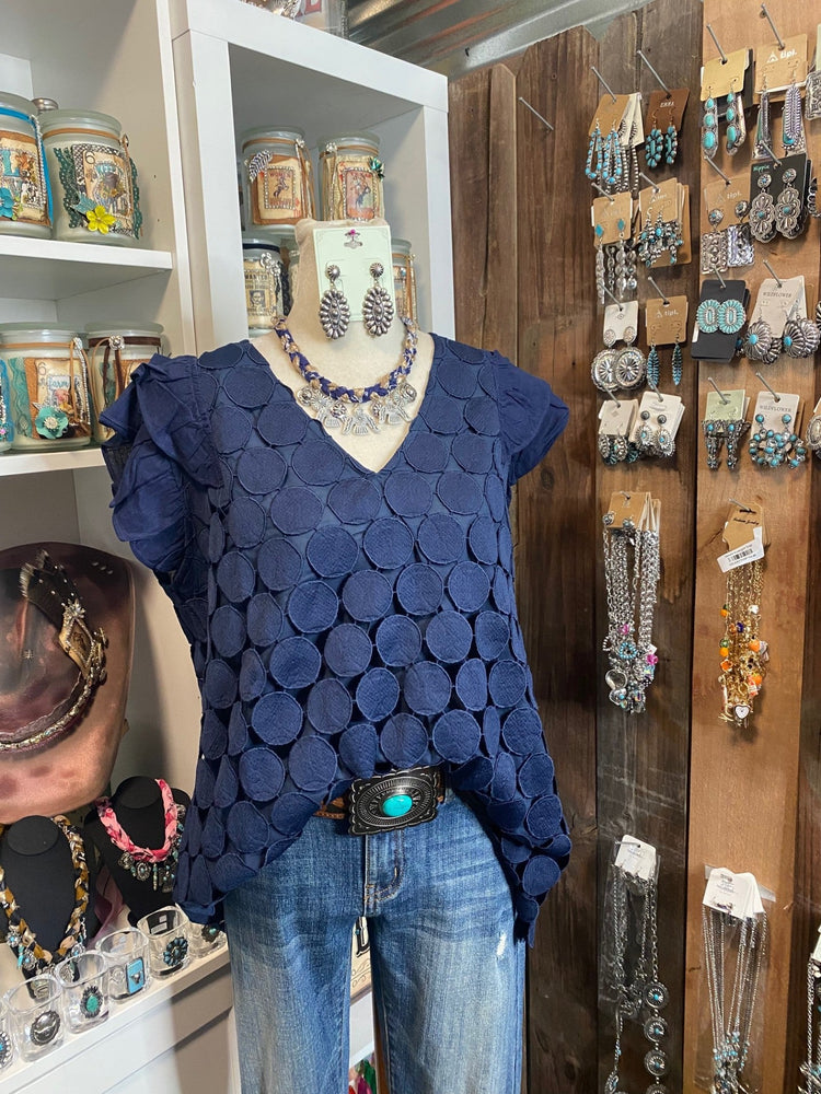 Embroidered Circle Top