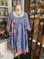 Embroidered Embellished Dress