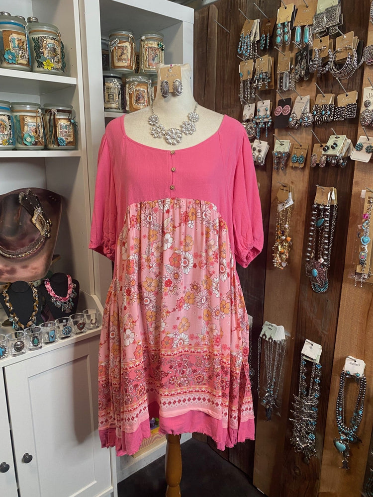 Pink Hippie Cowgirl Dress