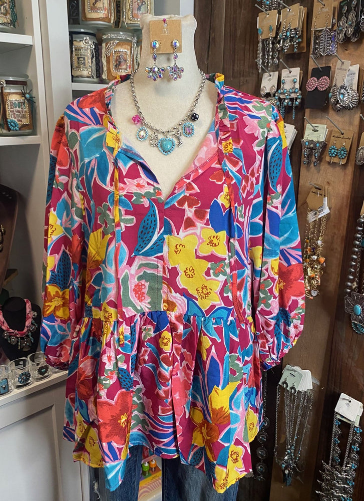 Floral Babydoll Top