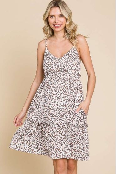 Cami Leopard Print Dress