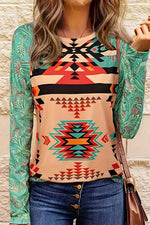Colorful Aztec Top